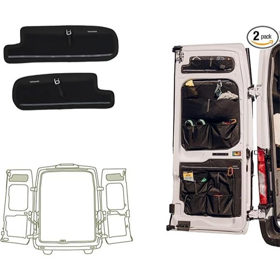 VanEssential Rear Door Storage Panels for Ford Transit