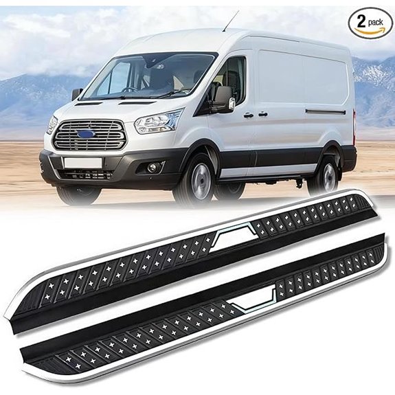 2PCS Ford Transit Running Board Side Steps