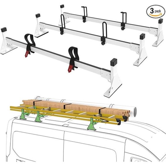 StarONE 54 Van Ladder Roof Rack for Ford Transit
