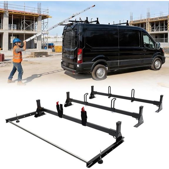 MELIPRON Van Roof Ladder Rack for Ford Transit
