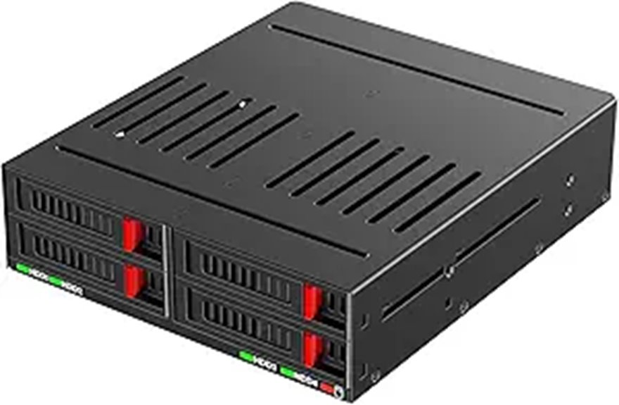 4 Bay SATA HDD/SSD Hot Swap Enclosure
