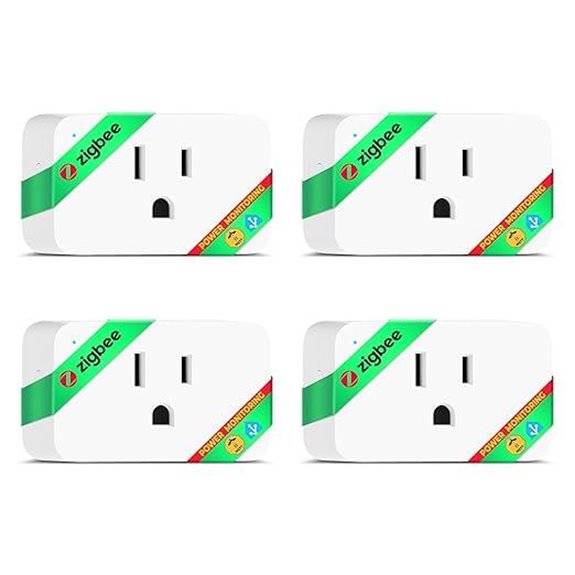 ZigBee Smart Plug 4-Pack with Energy Monitoring