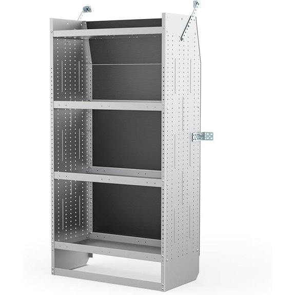 AA Products Steel Van Shelving System (4 Tiers)