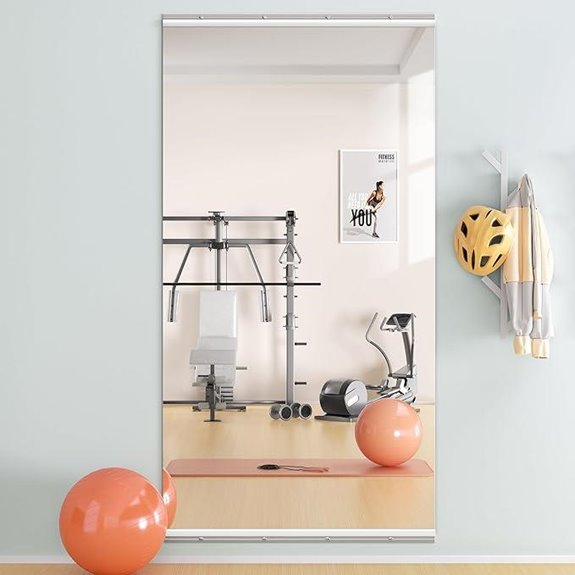 Hasipu Full Body Mirror for Home Gym and Yoga