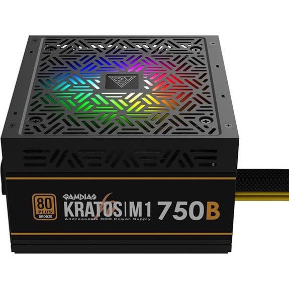 GAMDIAS 750W RGB Bronze Power Supply for PC