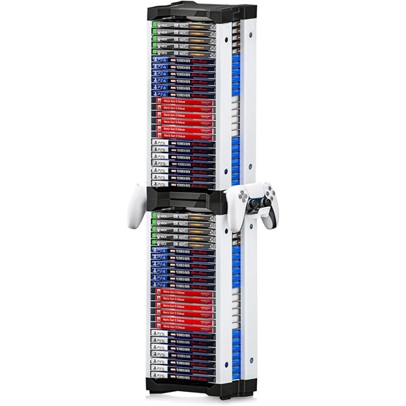 Nargos Game Storage Tower for Consoles & Disks