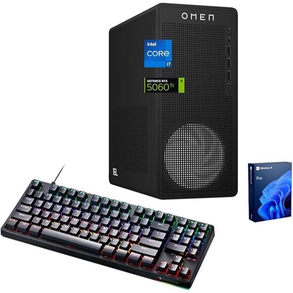 HP OMEN 16L Gaming Desktop with RTX 5060 Ti Bundle