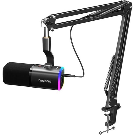 MAONO Gaming Microphone Kit with Boom Arm