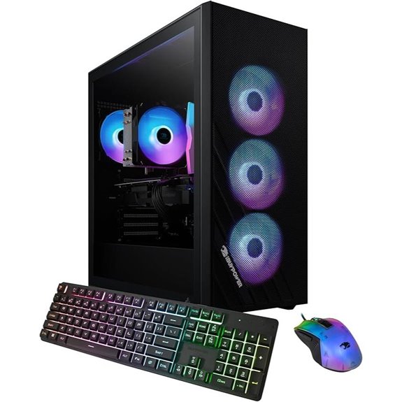 iBUYPOWER Gaming PC with Ryzen 5 RTX 5050 16GB RAM