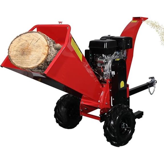 5 Gas-Powered Wood Chipper with Towbar