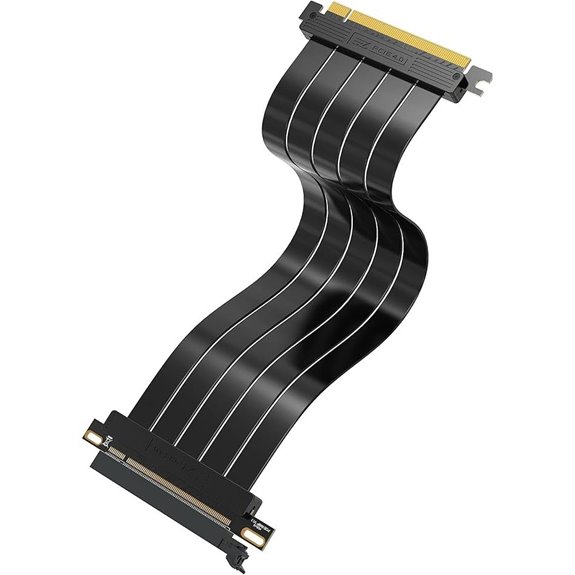 EZDIY-FAB PCIe Gen 4 16x Riser Cable 11.8in