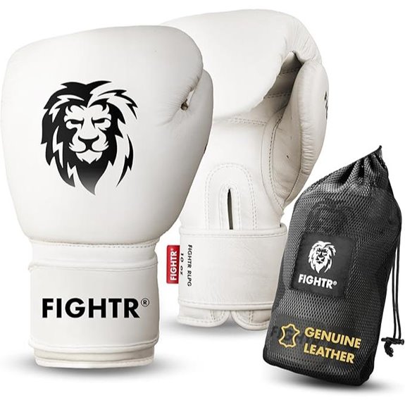 FIGHTR® Genuine Leather Boxing Gloves (10-16 oz)