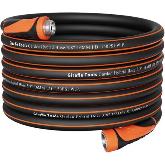 Giraffe Tools 100ft Garden Hose with Fittings