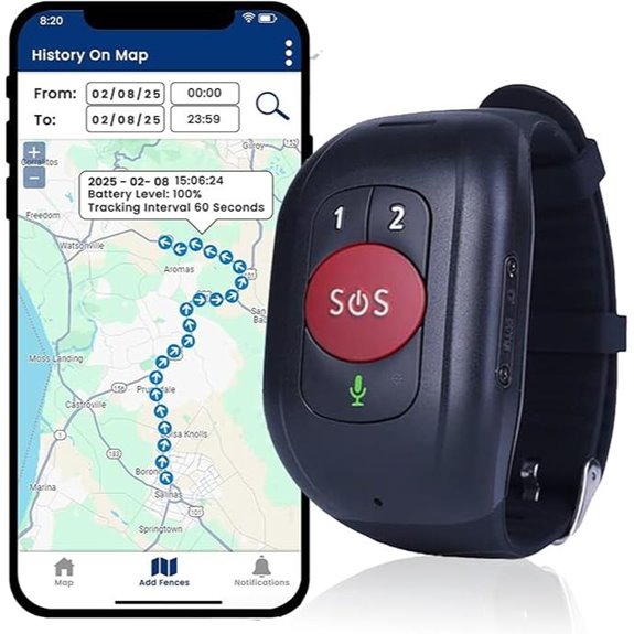 SecuLife SOS Wristband Medical Alert with GPS