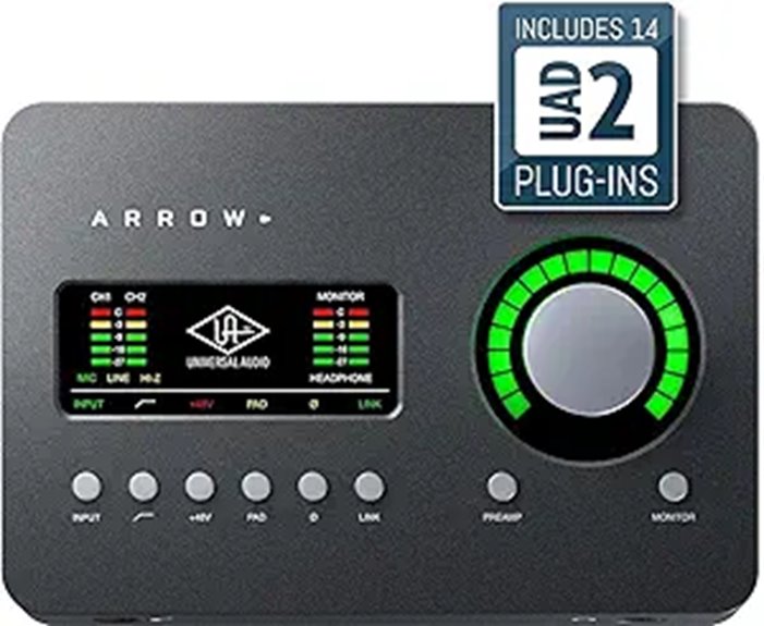 Universal Audio Arrow Thunderbolt 3 Audio Interface,Gray