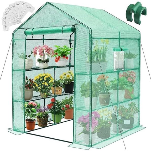 Greengro Greenhouse 57x57x76 with Shelves