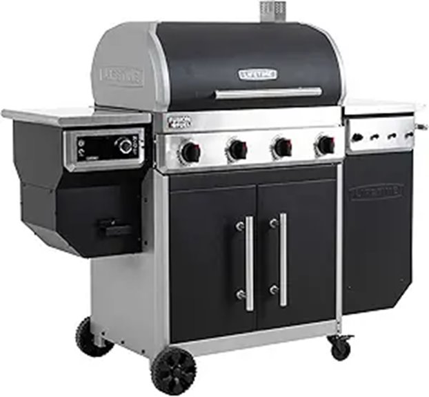 Lifetime Gas Grill and Wood Pellet Smoker Combo
