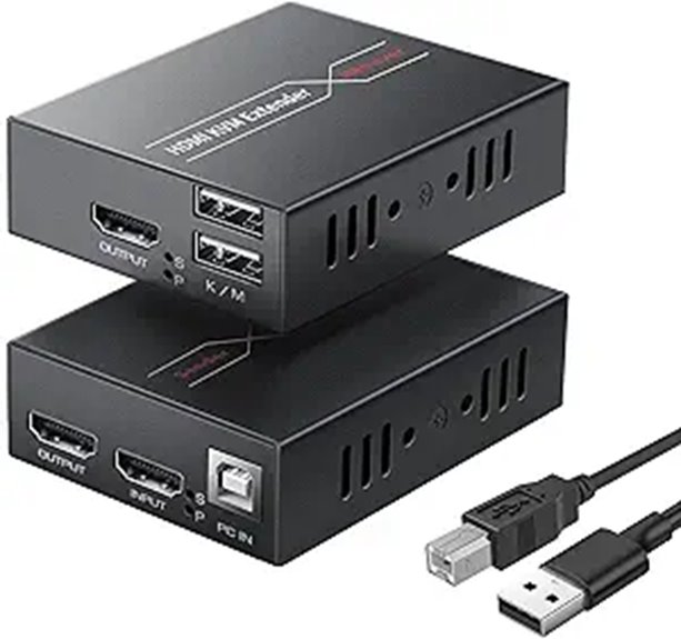 Avedio Links 196ft HDMI KVM Extender over Ethernet
