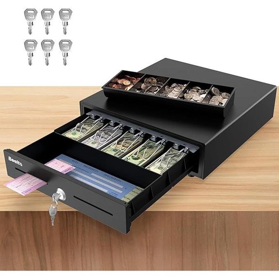 Heavy Duty Cash Drawer with Auto Open and Emergency Switch