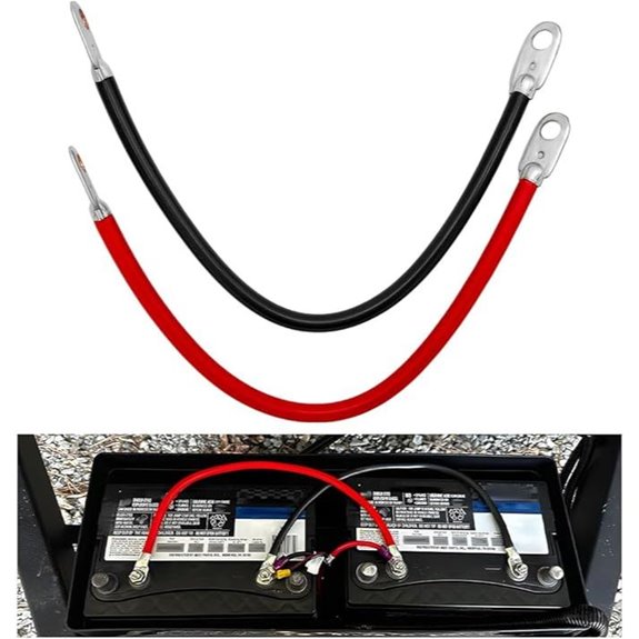 4AWG 18 Battery Inverter Cables Set with Copper Terminals