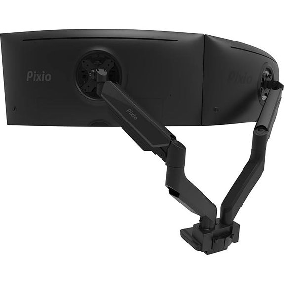 Pixio Dual Monitor Arm Stand Heavy-Duty VESA Compatible