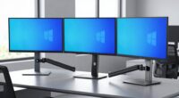 heavy duty dual monitor mounts
