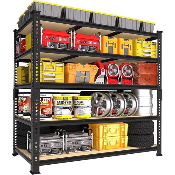 PrimeZone Heavy Duty Garage Storage Shelves (48 x 24 x 72)