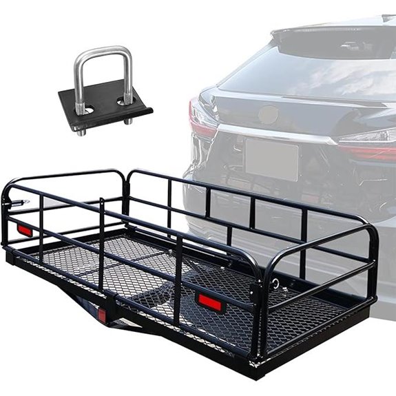 Heavy Duty Hitch Mount Cargo Carrier for Car SUV