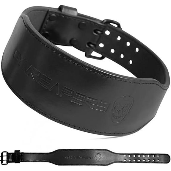 Gymreapers Heavy Duty Leather Weightlifting Belt