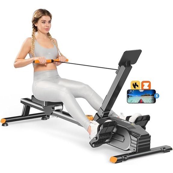 heavy duty magnetic rowing machine