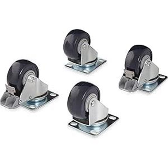 StarTech 4-Piece Heavy Duty Rack Casters Kit