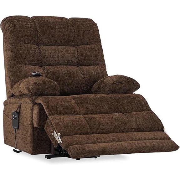 DYNOX Heavy Duty Recliner Chair with Heat & Massage