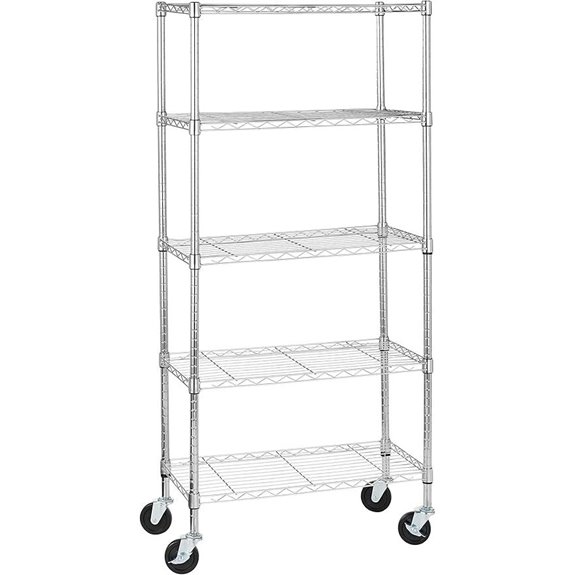 Amazon Basics 5-Shelf Heavy Duty Storage Shelving Unit