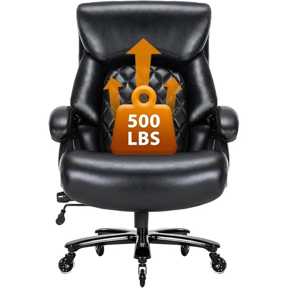 Heavy Duty Big & Tall Office Chair with Lumbar Support