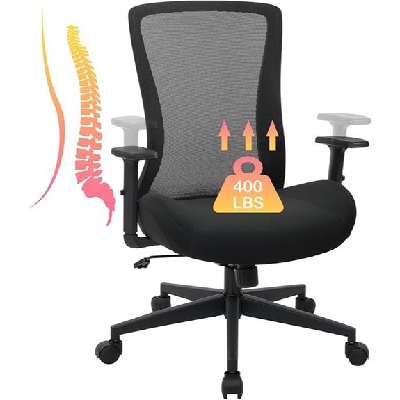 Heavy Duty Big & Tall Office Chair with Lumbar