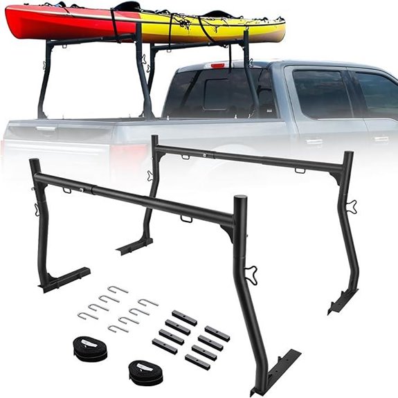 Heavy Duty Truck Ladder Rack Universal 800 Ibs Capacity