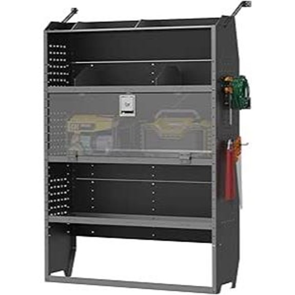 StarONE Heavy-Duty Van Shelving with Lockable Door