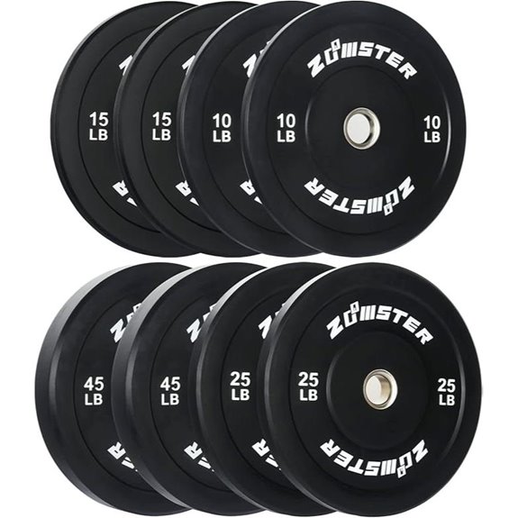 Olympic Bumper Plate with Steel Insert