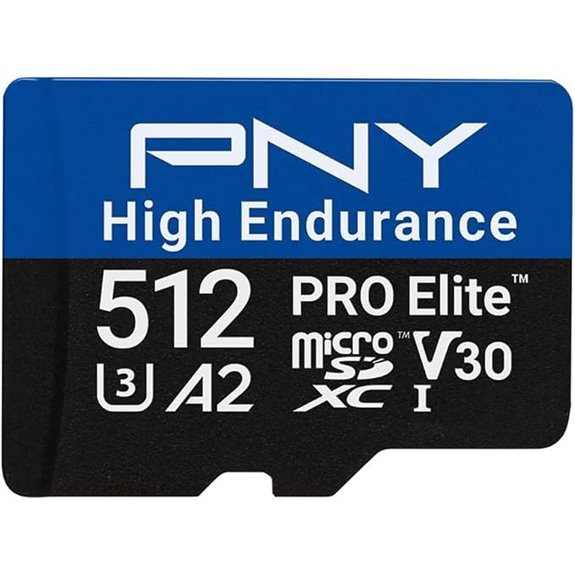PNY 512GB PRO Elite MicroSDXC Card for 4K UHD
