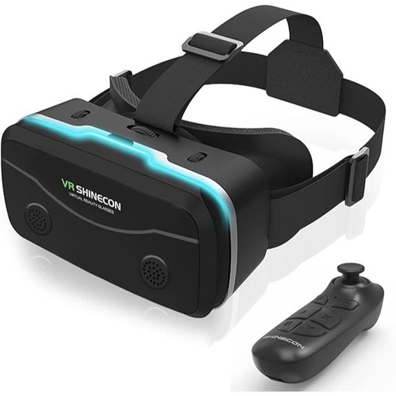 HD VR Headset with Bluetooth Controller for iPhone & Android