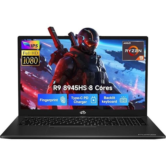NIMO 17.3 Gaming Laptop Ryzen 9 64GB RAM 2TB SSD