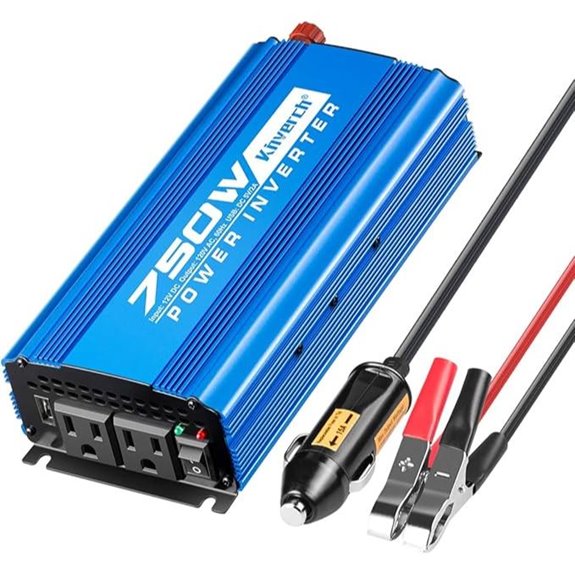 750W Car Power Inverter with USB and Outlets