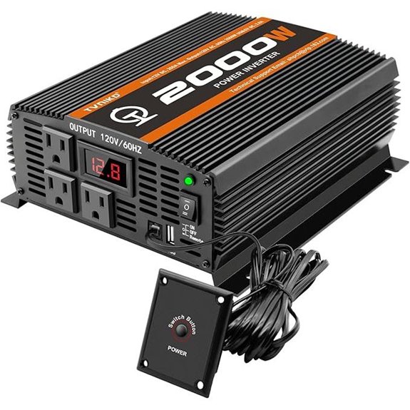 2000W Car Power Inverter with USB & LCD Display