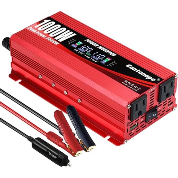 1000W/2000W Car Power Inverter with Dual Outlets