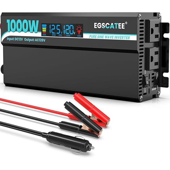 1000W Pure Sine Wave Inverter with USB & LCD