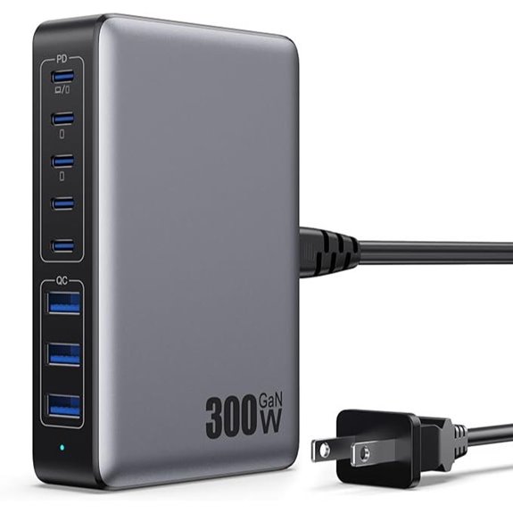 USB-C 300W Fast Charger Hub for MacBook Samsung iPhone