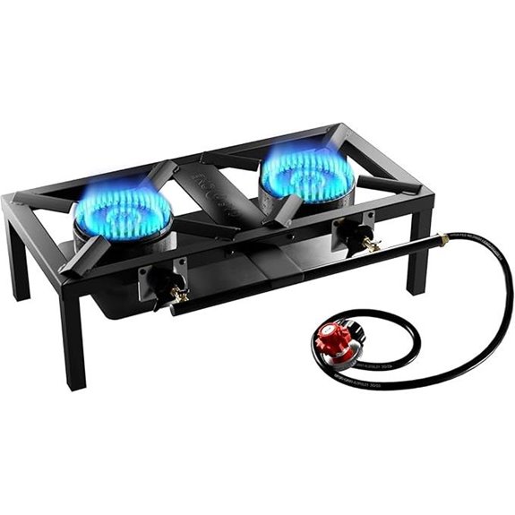 GasOne High Pressure Double Propane Burner for Outdoors