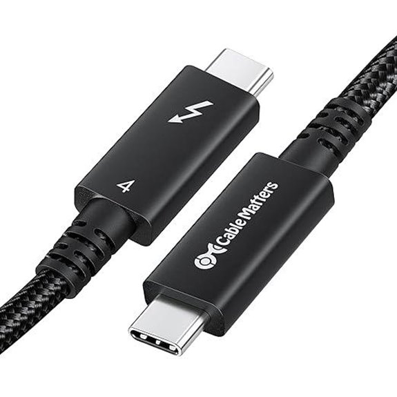 Thunderbolt 4 Cable with 100W Power & 8K Video
