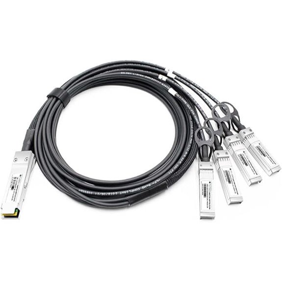QSFP28 to 4 SFP28 Copper Breakout Cable 5m