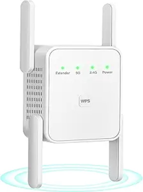 WiFi Extender 1200Mbps Dual Band with Ethernet